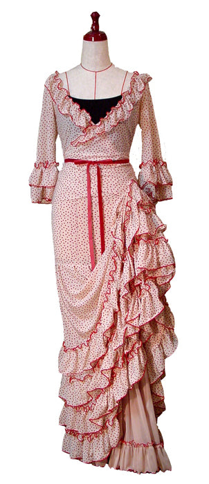 フラメンコフラメンコ衣装（ファルダとピキージョのセット） - フラメンコ