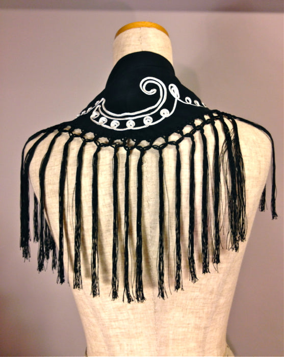 フラメンコ 衣装 シージョスペイン製オリジナルカラー・コード刺繍シージョ(スカーフ/ストール)  　フラメンコ ギフト プレゼントに最適