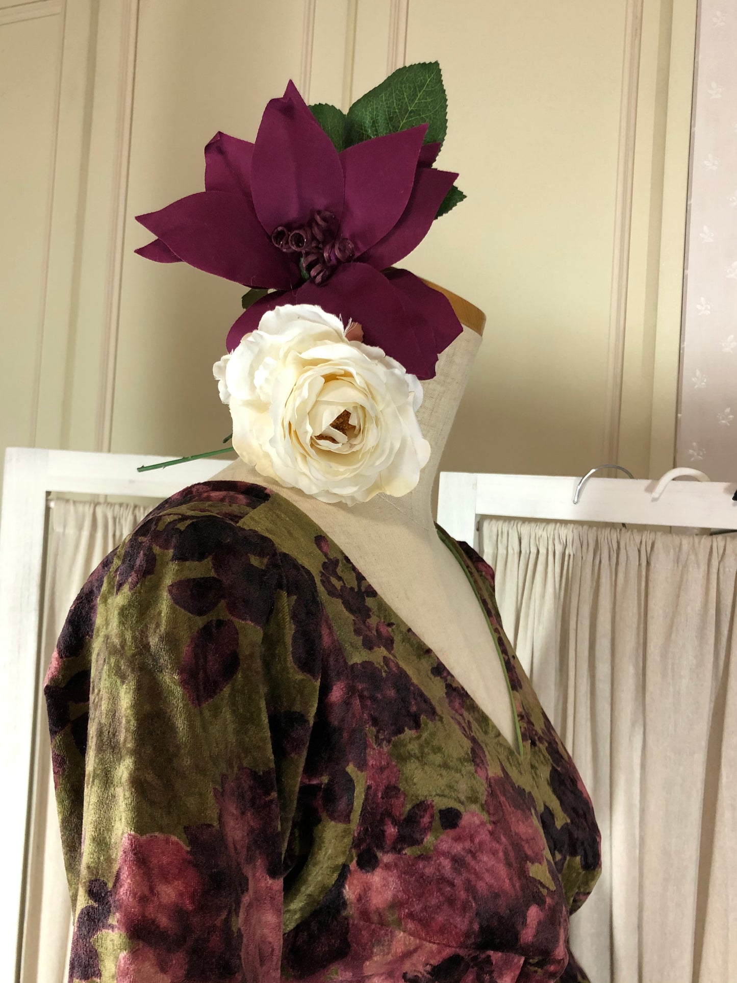 フラメンコ 髪飾り コサージュ 花Peris Complementos クレマチス 　フラメンコ ギフト プレゼントに最適