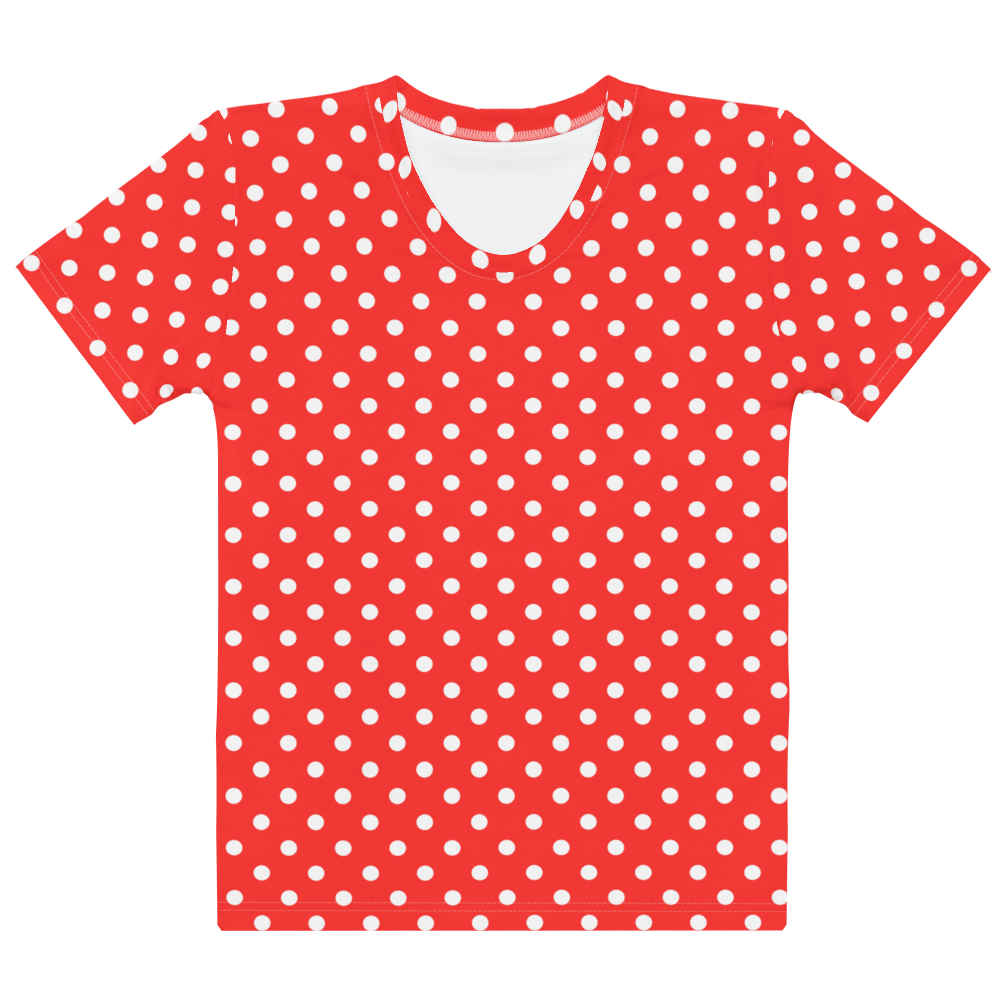 BELLA'S 水玉Tシャツ 赤