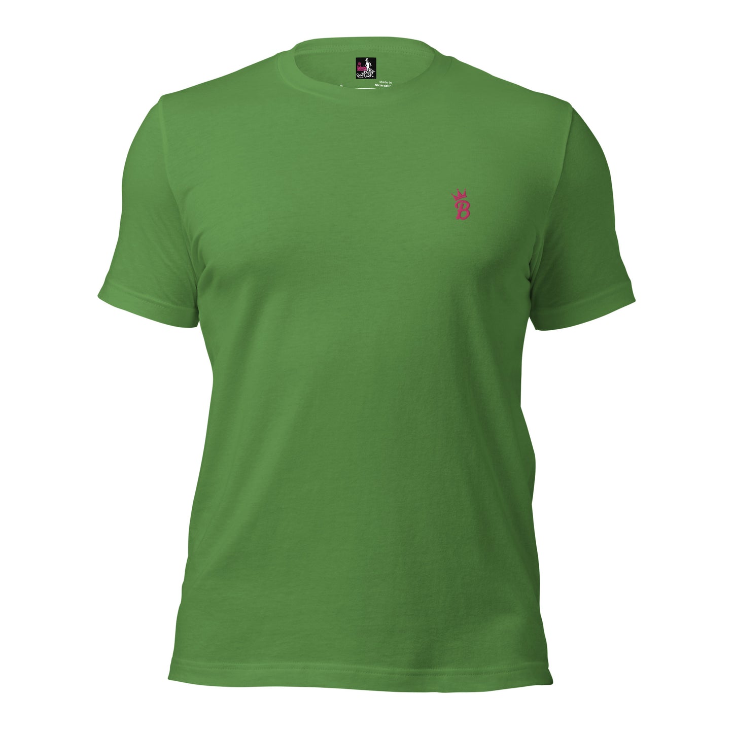 BELLAロゴ刺繍 ユニセックス クルーネック Tシャツ