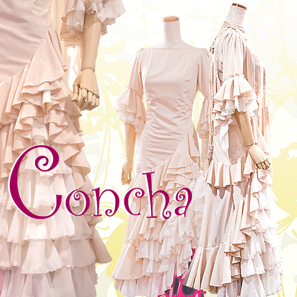 M☆C フラメンコ衣装 フリルとレースのホワイトワンピース、 フリル M☆C フラメンコ衣装 フリルとレースのホワイトワンピース、 フリル