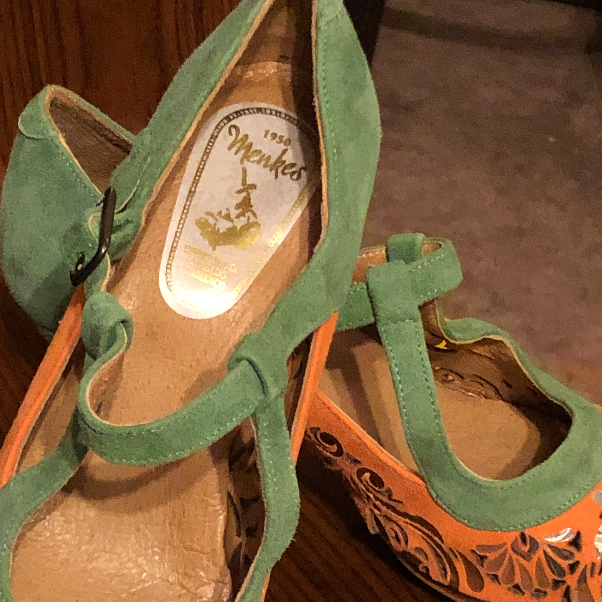 オーダーレアモデル！1足限定Menkes製フラメンコ シューズ