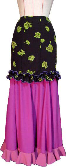 大人な色合いシンプルマーメイド スカート